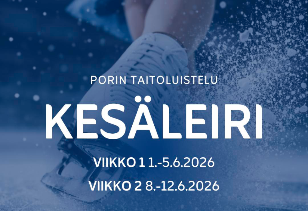 PoriTa kesäleiri luistelu taitoluistelu muodostelmaluistelu